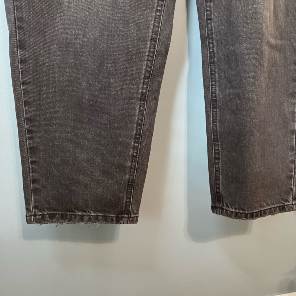 Wild Fable High Rise Tapered Jeans in Faded Black Wash. Distressed. Women’s 16 - Picture 7 of 15